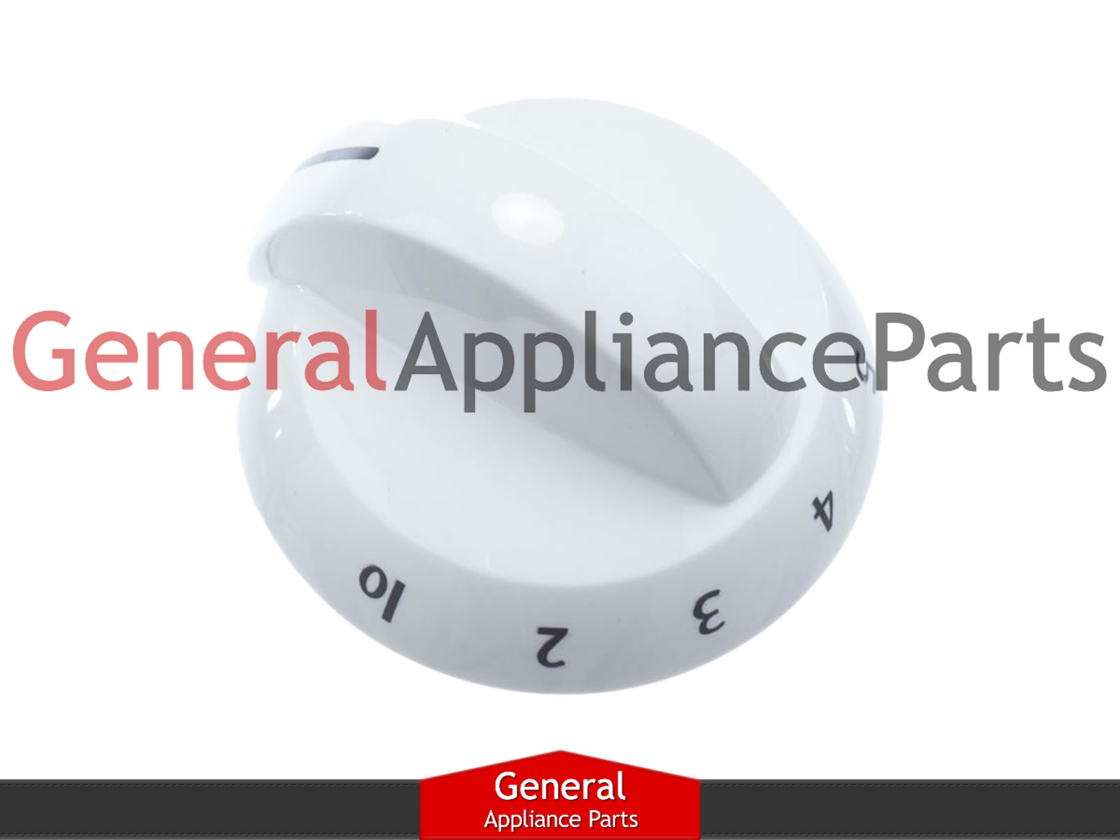 Frigidaire White Westinghouse Stove Oven Burner Knob AP2126481 AH439784